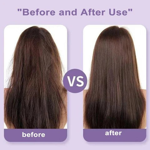2-in-1 Hair Styling Brush, Straightener, Curler Comb