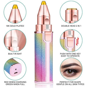 2 In 1 Facial And Eyebrow Hair Remover ( Rechargeable)
