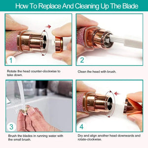 2 In 1 Facial And Eyebrow Hair Remover ( Rechargeable)