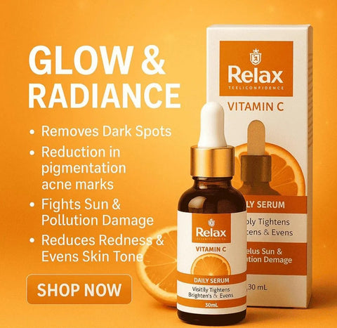 Buy Ordinary Niacinamide 10% + Zinc 1 % & Get Relax Vitamin C Daily Brightening & Anti-Aging Free Serum