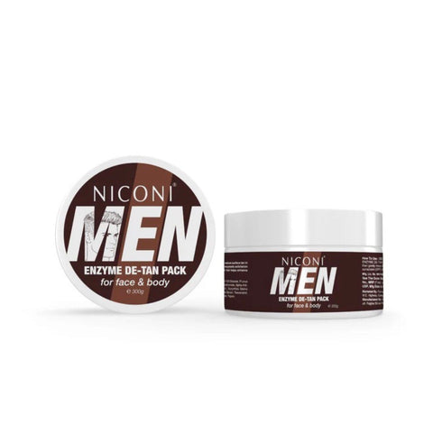 Niconi Men Enzyme De Tan Pack For Face And Body 300g