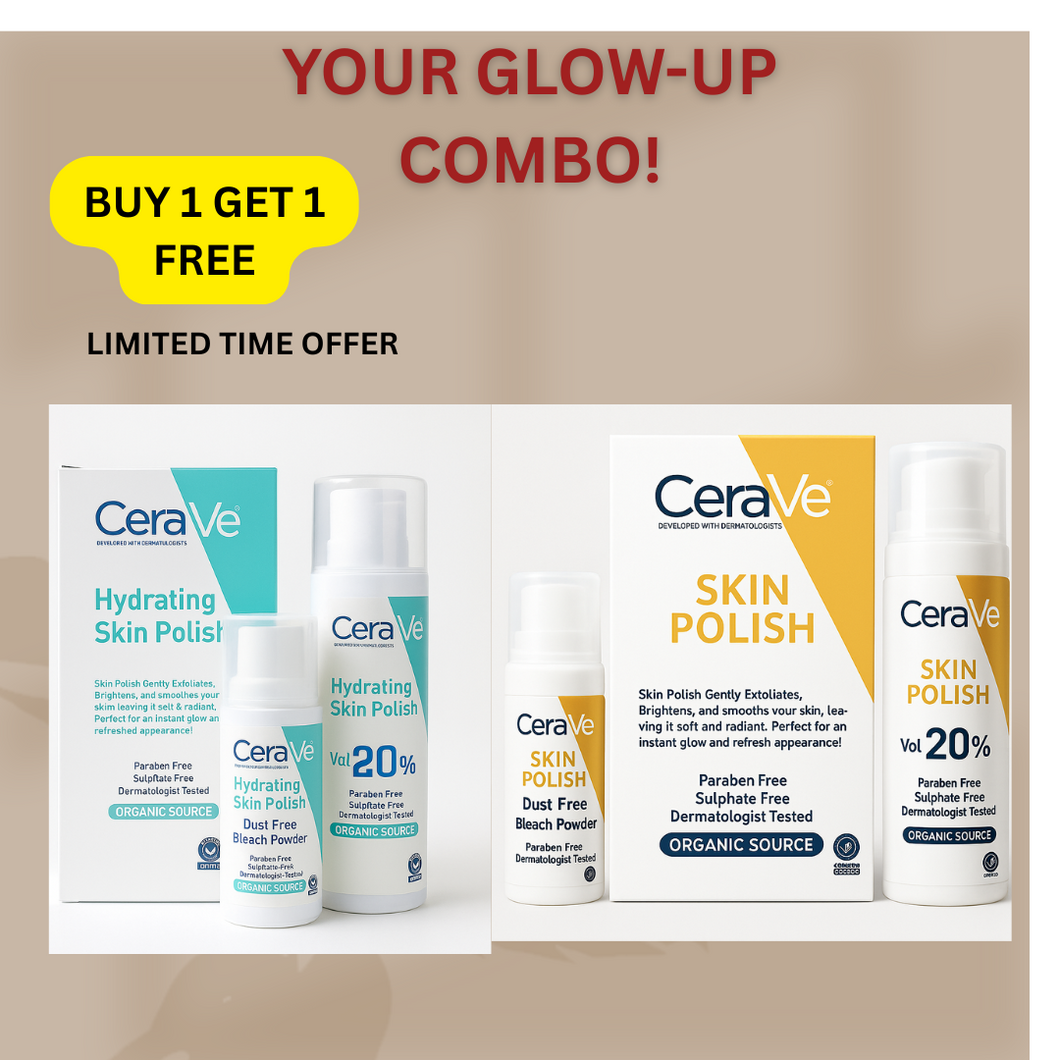 Cerave Skin Polish For Smoother Skin & Cerave Hydrating (Skin Polish Buy 1 Get 1 Offer)