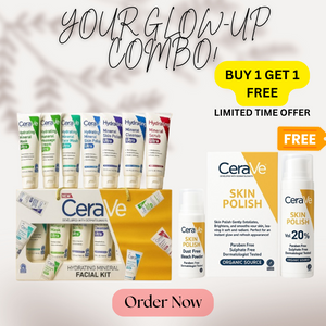 buy Pack Of 06 Cerave Hydrating Mineral Facial Kit & Get Cerave Skin Polish For Smoother Skin Free