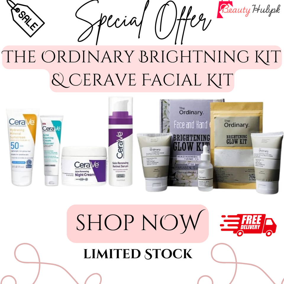 Best Deal Cerave 4 In 1 & The Ordinary Brightening Glow Kit
