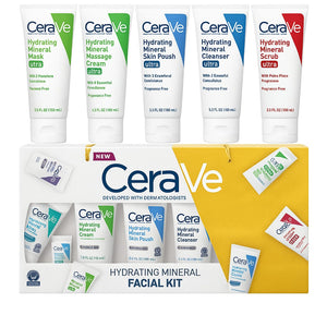 buy Pack Of 06 Cerave Hydrating Mineral Facial Kit & Get Cerave Skin Polish For Smoother Skin Free