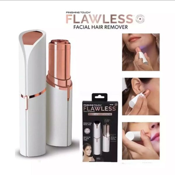 Flawless Facial Hair Remover | Hair Trimmer For Eye Chin Cheeks Upper Lip For Girls & Women( Cell Operated)