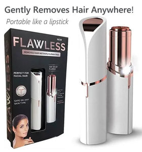 Flawless Facial Hair Remover | Hair Trimmer For Eye Chin Cheeks Upper Lip For Girls & Women( Cell Operated)