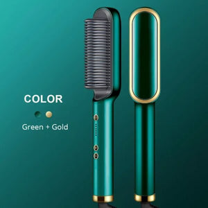 Hair Electric Straightener & Curl Comb