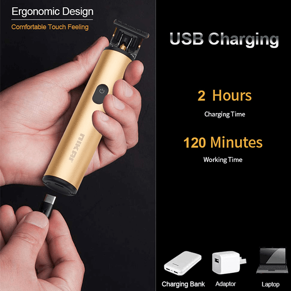 Nikai Professional Hair Trimmer Nk-2598 Hair Trimmer Machine For Men | Men Hair Trimmer | Metal Body