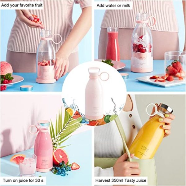 Portable Mini Juicer Bottle (rechargable)