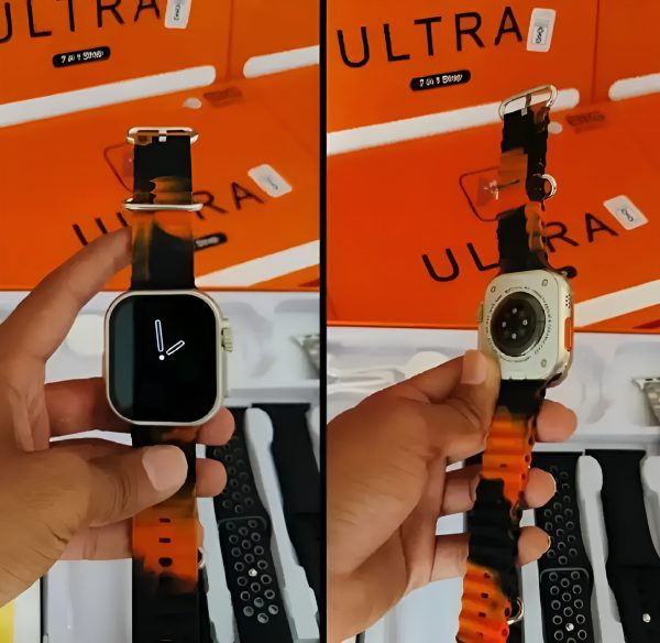 7 In 1 Ultra Smart Watch 2.1 Inch Full Hd Screen Series 8 Wireless Charging 7 Straps Waterproof